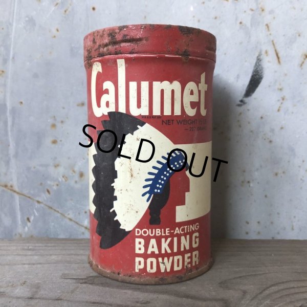 画像3: Vintage Calumet Baking Powder 1/2LB Can (T590)  (3)