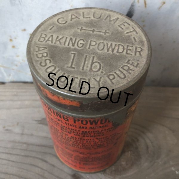 画像6: Vintage Calumet Baking Powder 1LB Can (T587)  (6)