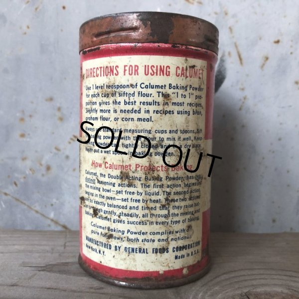画像4: Vintage Calumet Baking Powder 1/2LB Can (T588)  (4)