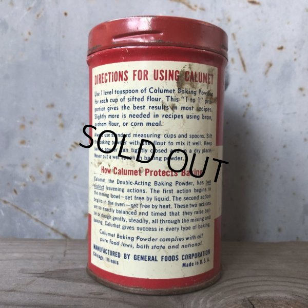画像4: Vintage Calumet Baking Powder 1/2LB Can (T589)  (4)