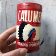 画像1: Vintage Calumet Baking Powder 1/2LB Can (T589)  (1)