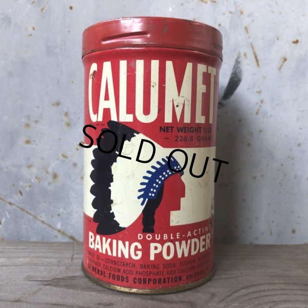 画像2: Vintage Calumet Baking Powder 1/2LB Can (T589)  (2)