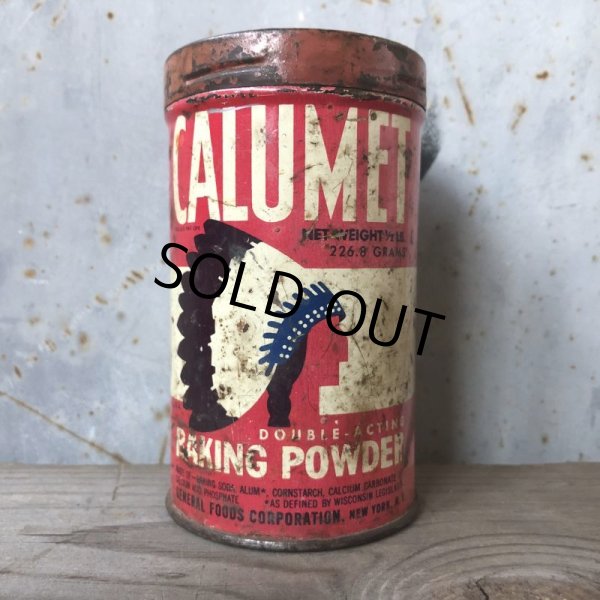 画像2: Vintage Calumet Baking Powder 1/2LB Can (T588)  (2)