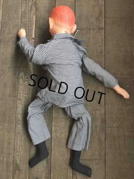 画像2: 【SALE】 60s Vintage Mortimer Snerd Ventriloquist Doll 70cm (T580) (2)