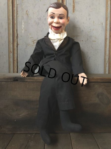 画像1: 【SALE】 70s Vintage Charlie McCarthy Ventriloquist Doll 75cm (T579) (1)