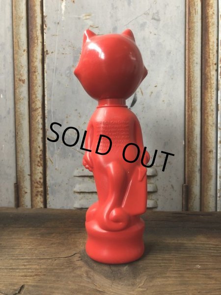 画像3: 60s Vintage Soaky Felix the Cat Red (T542) (3)
