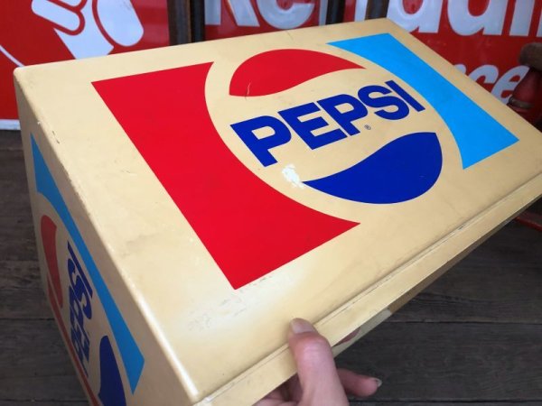 画像8: 70s 80s Vintage PEPSI Soda Machine Topper (T581)  (8)
