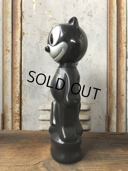 画像4: 【SALE】 60s Vintage Soaky Felix the Cat Black (T543) (4)