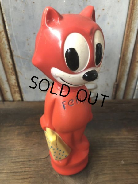画像5: 60s Vintage Soaky Felix the Cat Red (T542) (5)