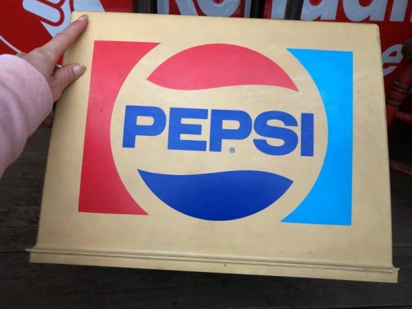 画像9: 70s 80s Vintage PEPSI Soda Machine Topper (T581)  (9)
