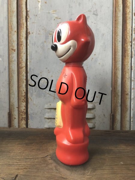画像4: 60s Vintage Soaky Felix the Cat Red (T542) (4)