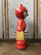 画像2: 60s Vintage Soaky Felix the Cat Red (T542) (2)