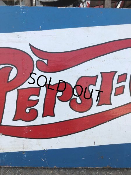 画像7: Vintage PEPSI Refresh drink 5￠ Wood Sign (T582)  (7)
