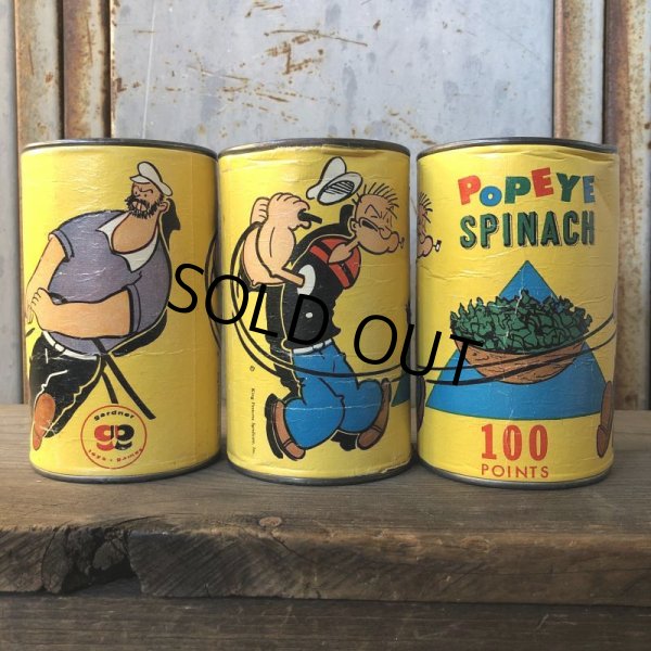 画像4: Vintage Popeye Toy Pitch n Toss Gardner Game Spinach Can (T592) (4)