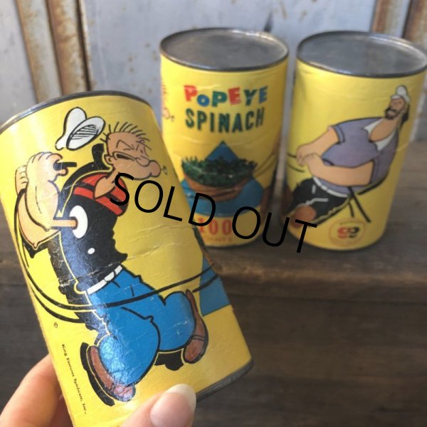 画像7: Vintage Popeye Toy Pitch n Toss Gardner Game Spinach Can (T592) (7)