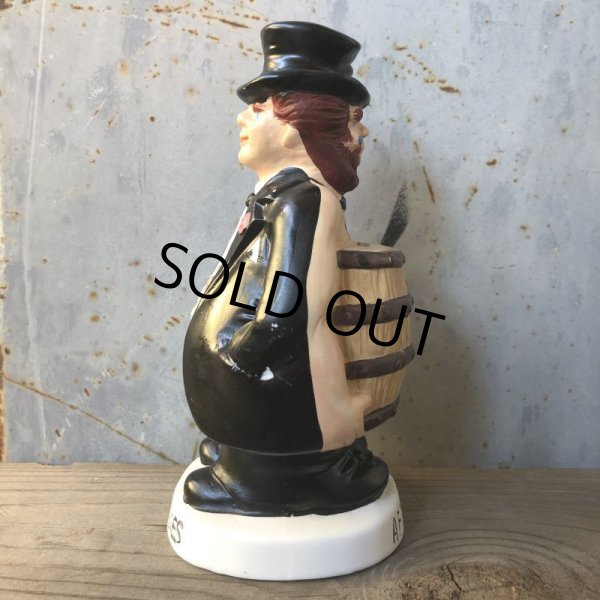 画像2: Vintage Before After Taxes Man Ceramic Statue Bank (T608) (2)
