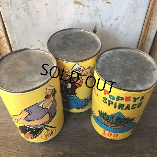 画像5: Vintage Popeye Toy Pitch n Toss Gardner Game Spinach Can (T592) (5)