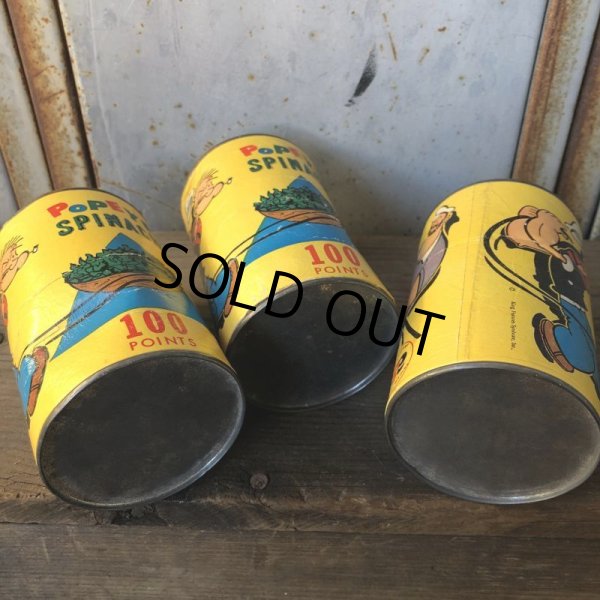 画像6: Vintage Popeye Toy Pitch n Toss Gardner Game Spinach Can (T592) (6)