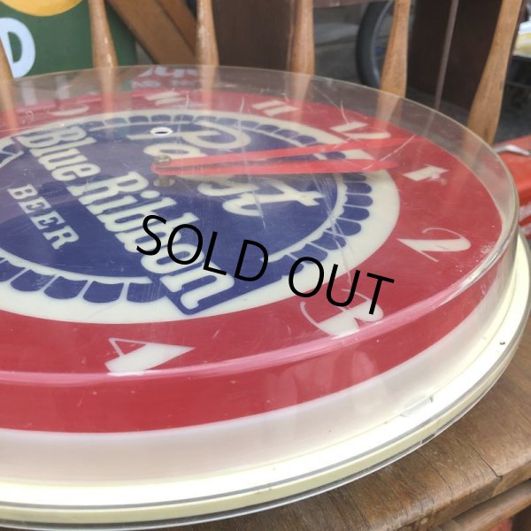 画像6: Vintage Pabst Blue Ribbon Beer Lighted Clock Sign (T609) (6)