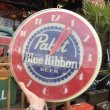 画像10: Vintage Pabst Blue Ribbon Beer Lighted Clock Sign (T609) (10)