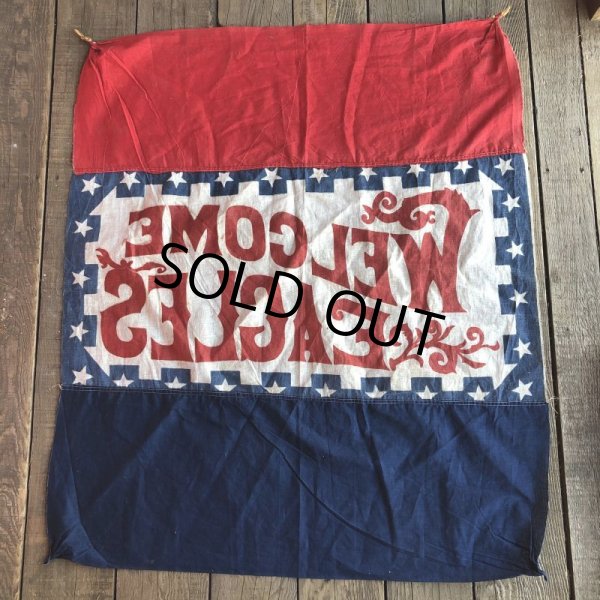 画像9: Vintage Store Display Eagle Stamps Welcome Banner (T613)   (9)