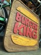 画像3: 70s Vintage Burger King Old Logo Restauraunt Store Display Sign (T616) (3)