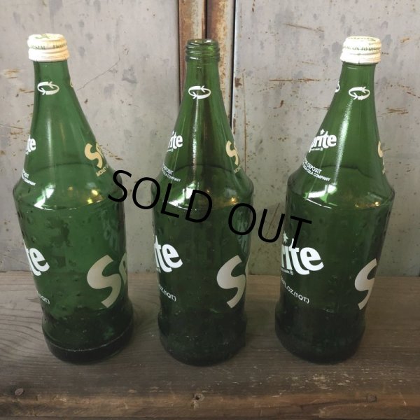画像5: 70s Vintage Sprite Soda Green Glass Bottle 32FL OZ  (T614)  (5)