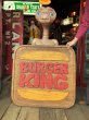 画像1: 70s Vintage Burger King Old Logo Restauraunt Store Display Sign (T616) (1)