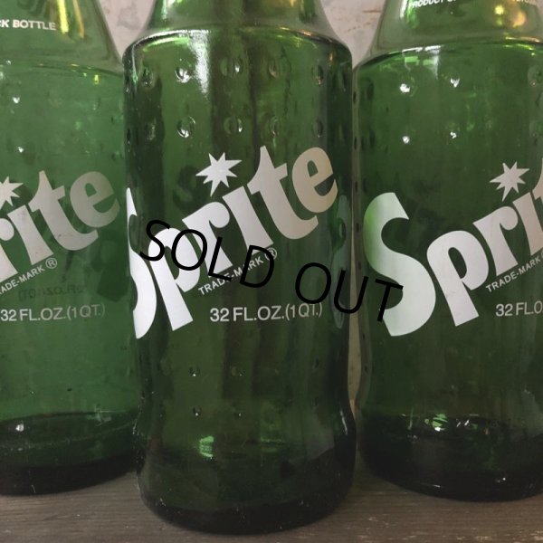 画像6: 70s Vintage Sprite Soda Green Glass Bottle 32FL OZ  (T614)  (6)