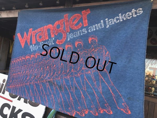 画像4: 70s Vintage Wrangler Store Display Banner Sign (T617) (4)