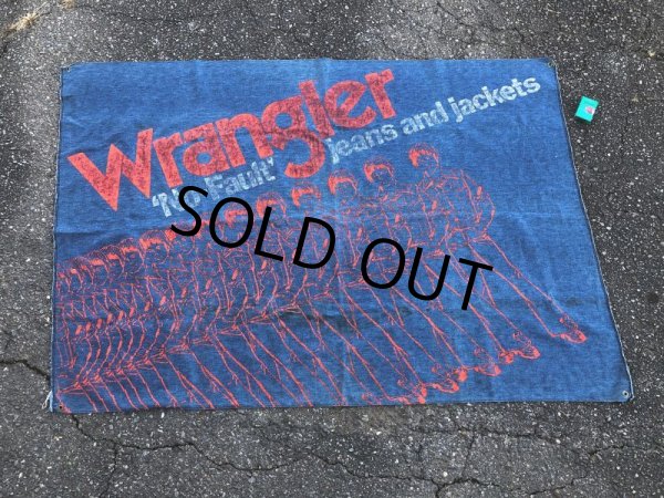 画像9: 70s Vintage Wrangler Store Display Banner Sign (T617) (9)
