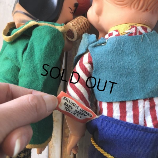 画像10: 50s Vintage Al Capp's Yokum family Mammy & Pappy Dogpatch Doll Set 35cm (T607) (10)