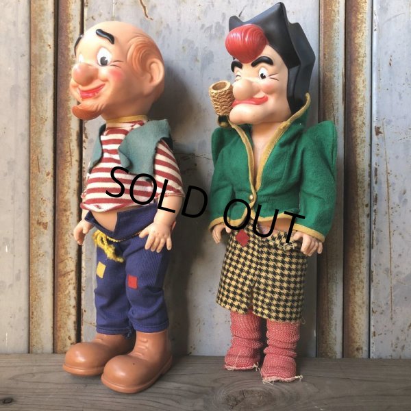 画像2: 50s Vintage Al Capp's Yokum family Mammy & Pappy Dogpatch Doll Set 35cm (T607) (2)