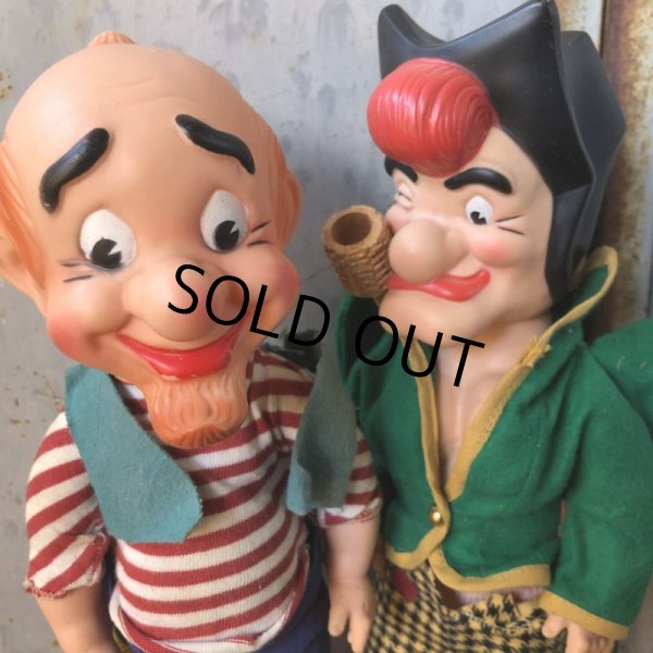 画像5: 50s Vintage Al Capp's Yokum family Mammy & Pappy Dogpatch Doll Set 35cm (T607) (5)