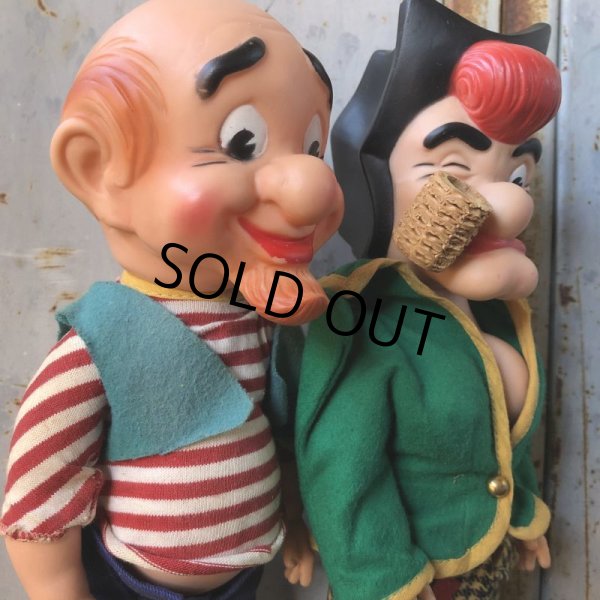 画像6: 50s Vintage Al Capp's Yokum family Mammy & Pappy Dogpatch Doll Set 35cm (T607) (6)