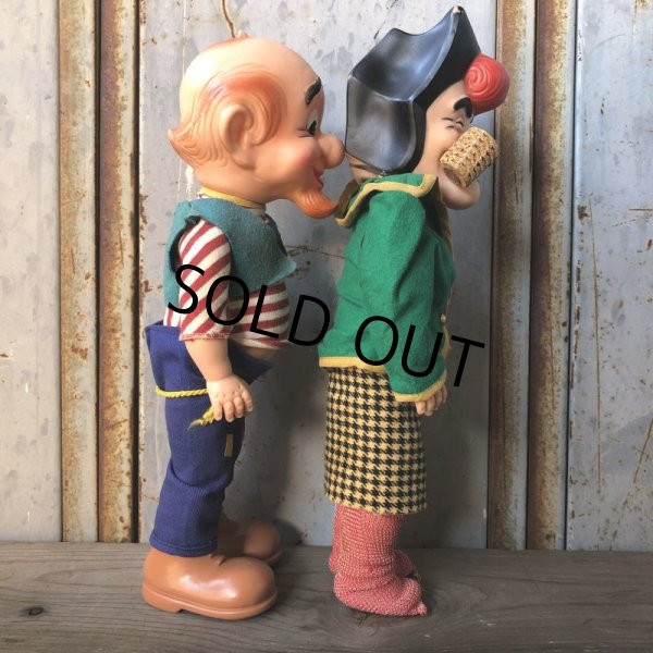 画像4: 50s Vintage Al Capp's Yokum family Mammy & Pappy Dogpatch Doll Set 35cm (T607) (4)