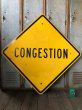 画像1: Vintage Road Sign CONGESTION (T622) (1)