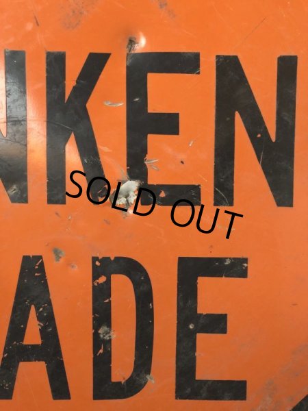 画像3: Vintage Road Sign SUNKEN GRADE (T628) (3)