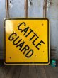 画像5: Vintage Road Sign CATTLE GUARD (T625) (5)