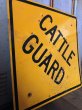 画像6: Vintage Road Sign CATTLE GUARD (T625) (6)