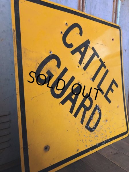 画像6: Vintage Road Sign CATTLE GUARD (T625) (6)