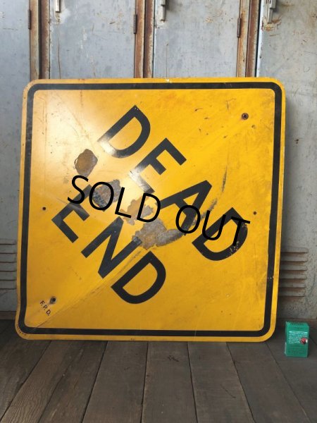 画像7: Vintage Road Sign DEAD END (T641) (7)