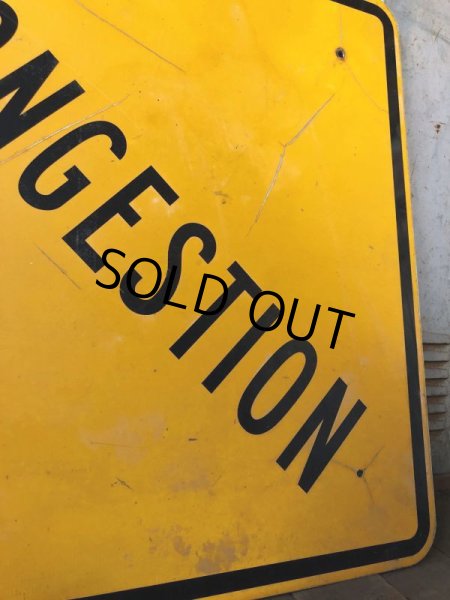 画像6: Vintage Road Sign CONGESTION (T622) (6)