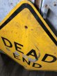 画像6: Vintage Road Sign DEAD END (T641) (6)