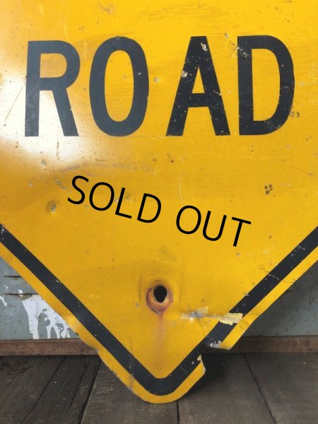 画像5: Vintage Road Sign NARROW ROAD (T648) (5)