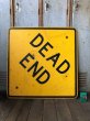 画像3: Vintage Road Sign DEAD END (T620) (3)