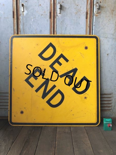 画像3: Vintage Road Sign DEAD END (T620) (3)