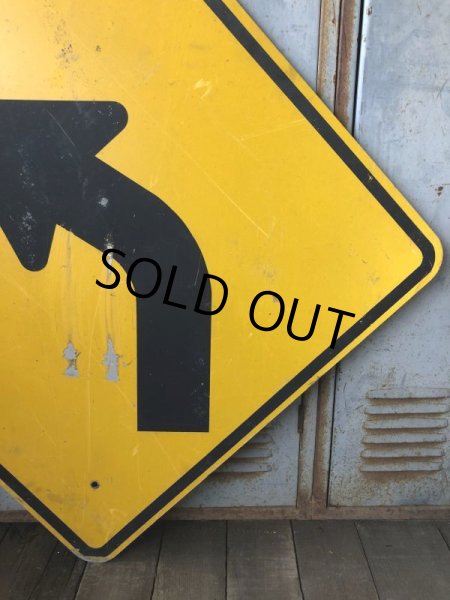 画像4: Vintage Road Sign ↰  (T632) (4)