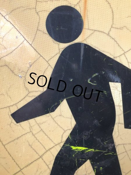 画像5: Vintage Road Sign CROSS WALK (T636) (5)