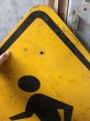 画像2: Vintage Road Sign CROSS WALK (T635) (2)